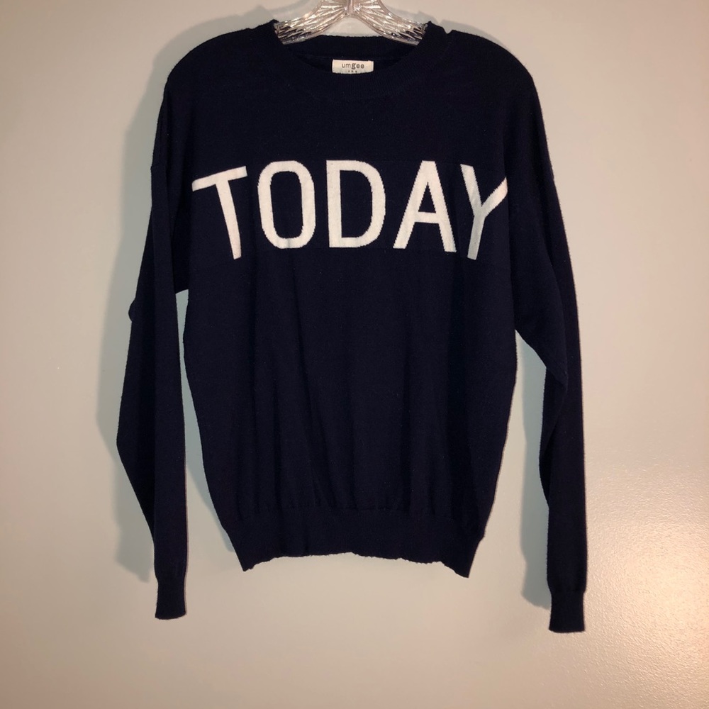 Umgee Dark Blue Sweater - TODAY